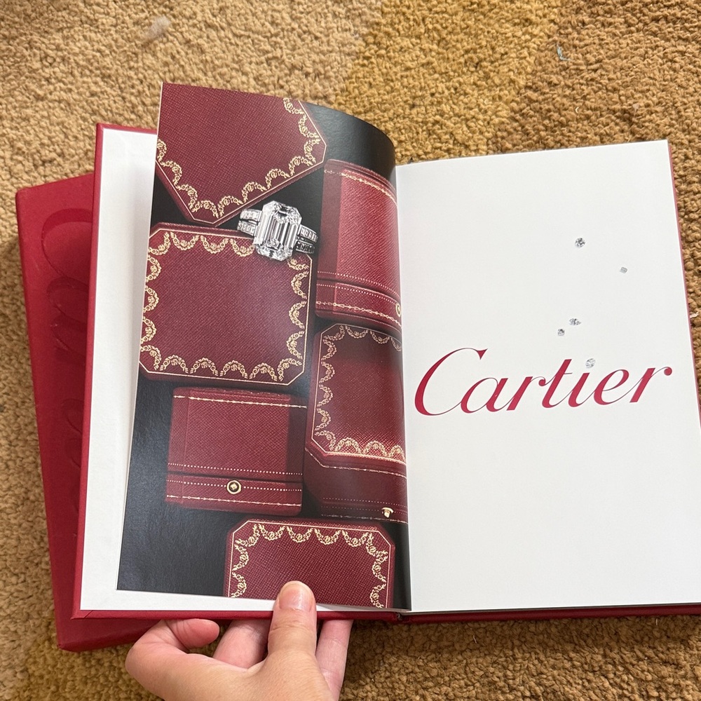 Cartier Red Jewelry Presentation Book